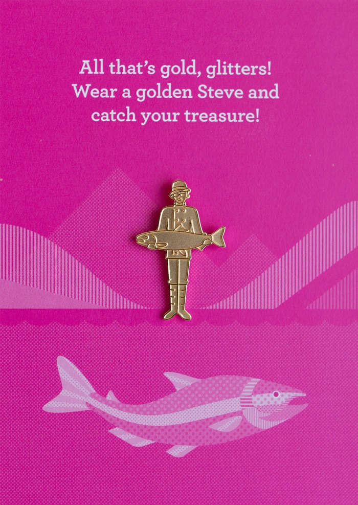 Golden Steve Badge - Steve Edge Design